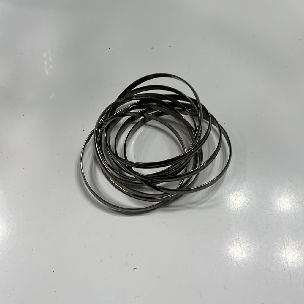Silver Connected Bangles